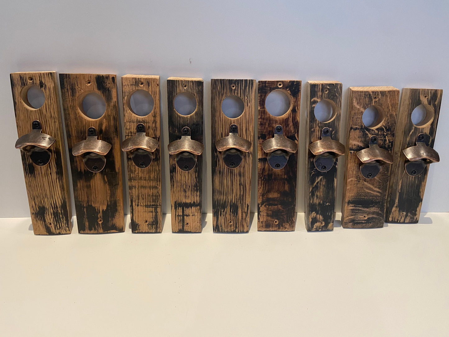 Whisky stave bottle opener
