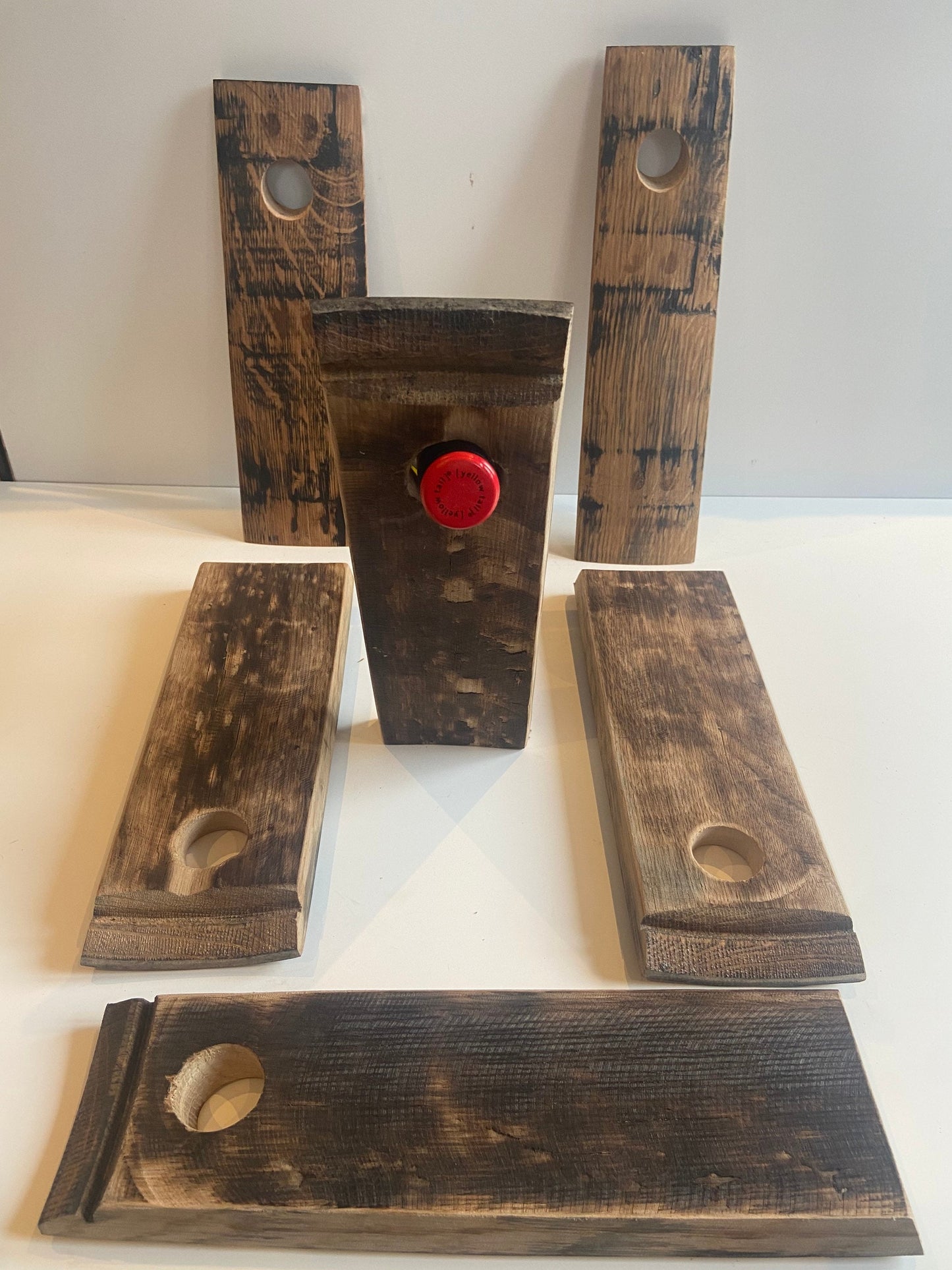 Gravity wine bottle holder