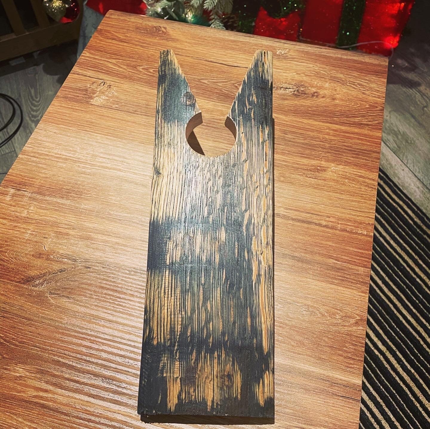 Whisky barrel stave Boot Jack / boot remover