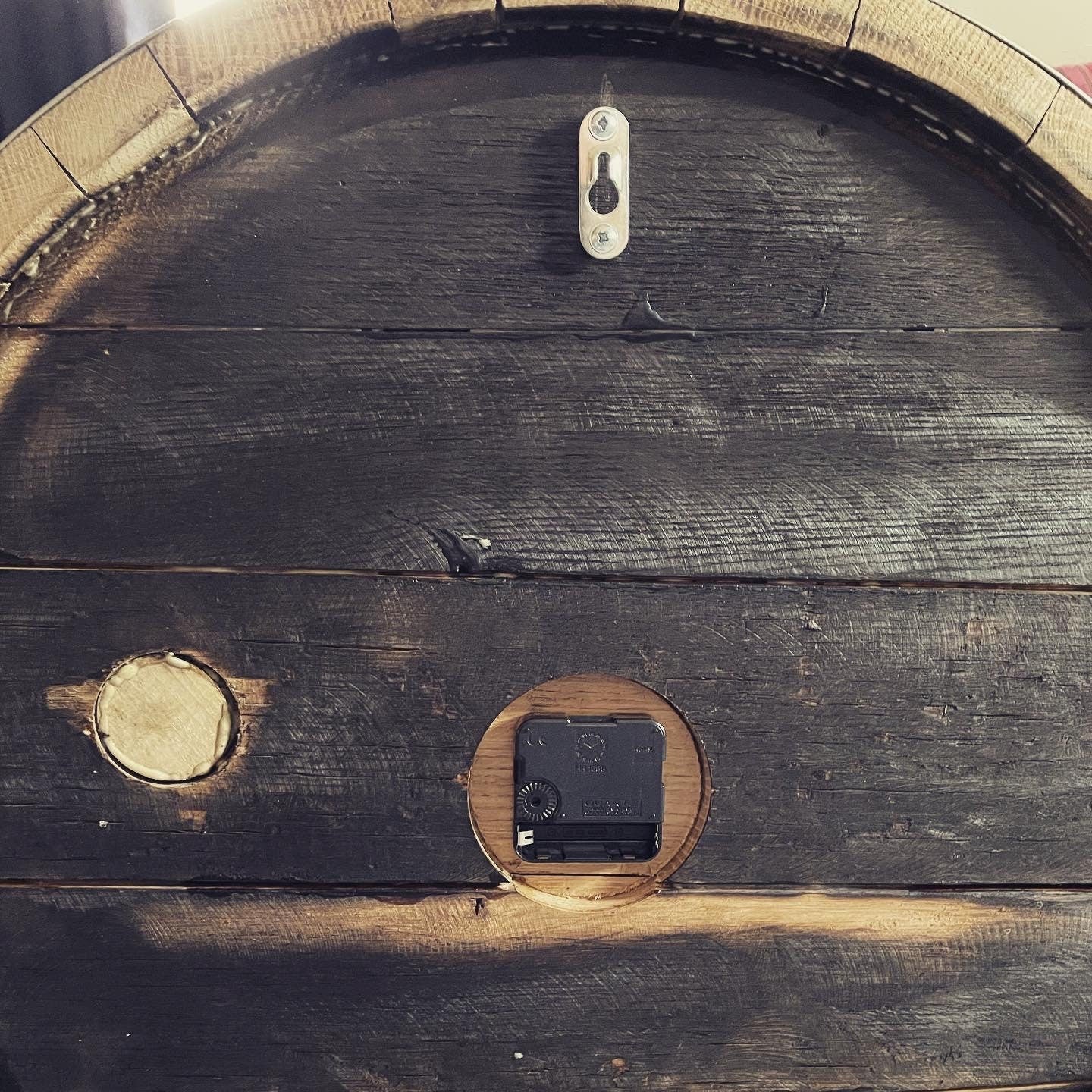 Whisky Barrel top clock