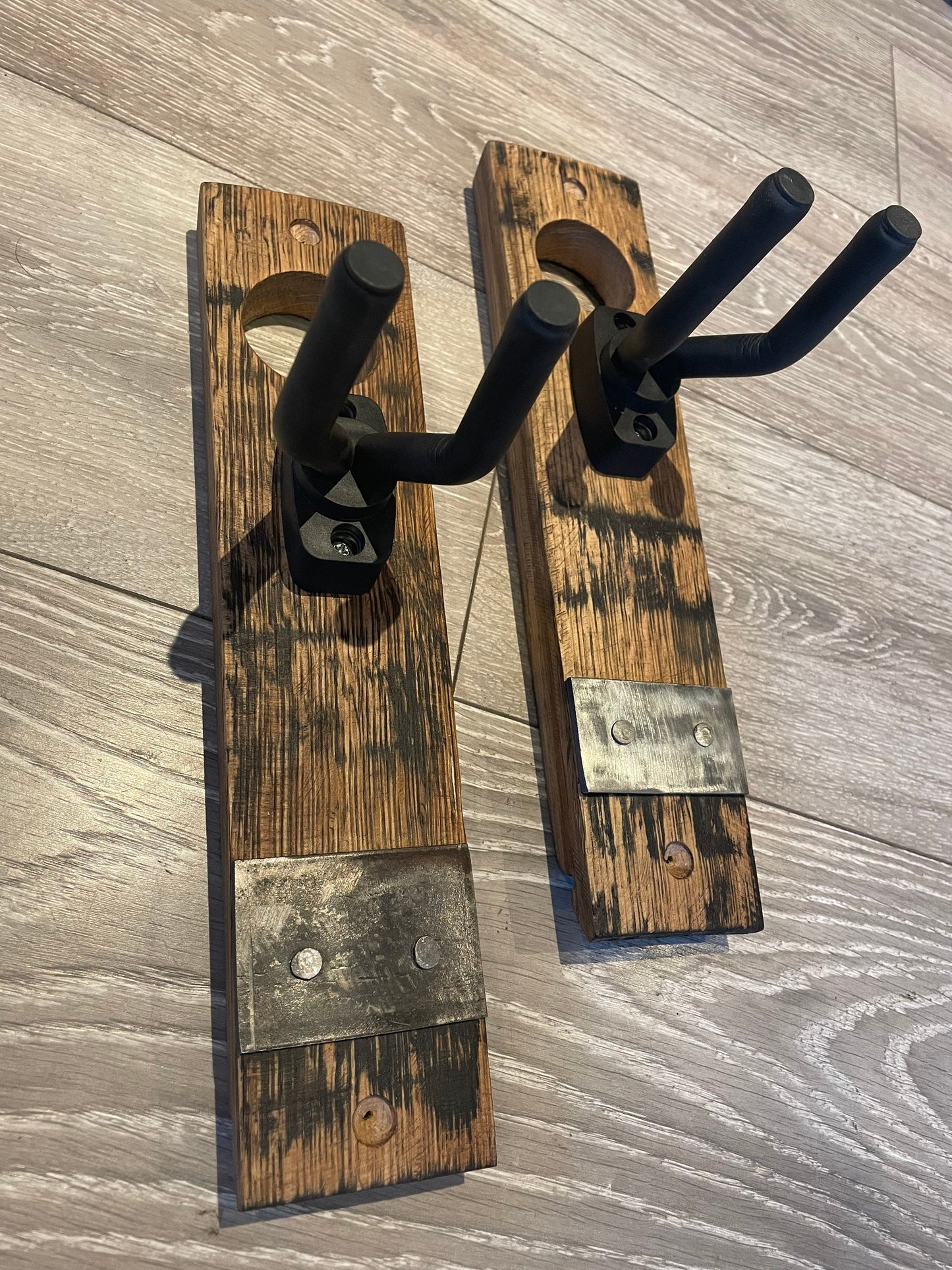 Whisky barrel stave Guitar hook / hanger