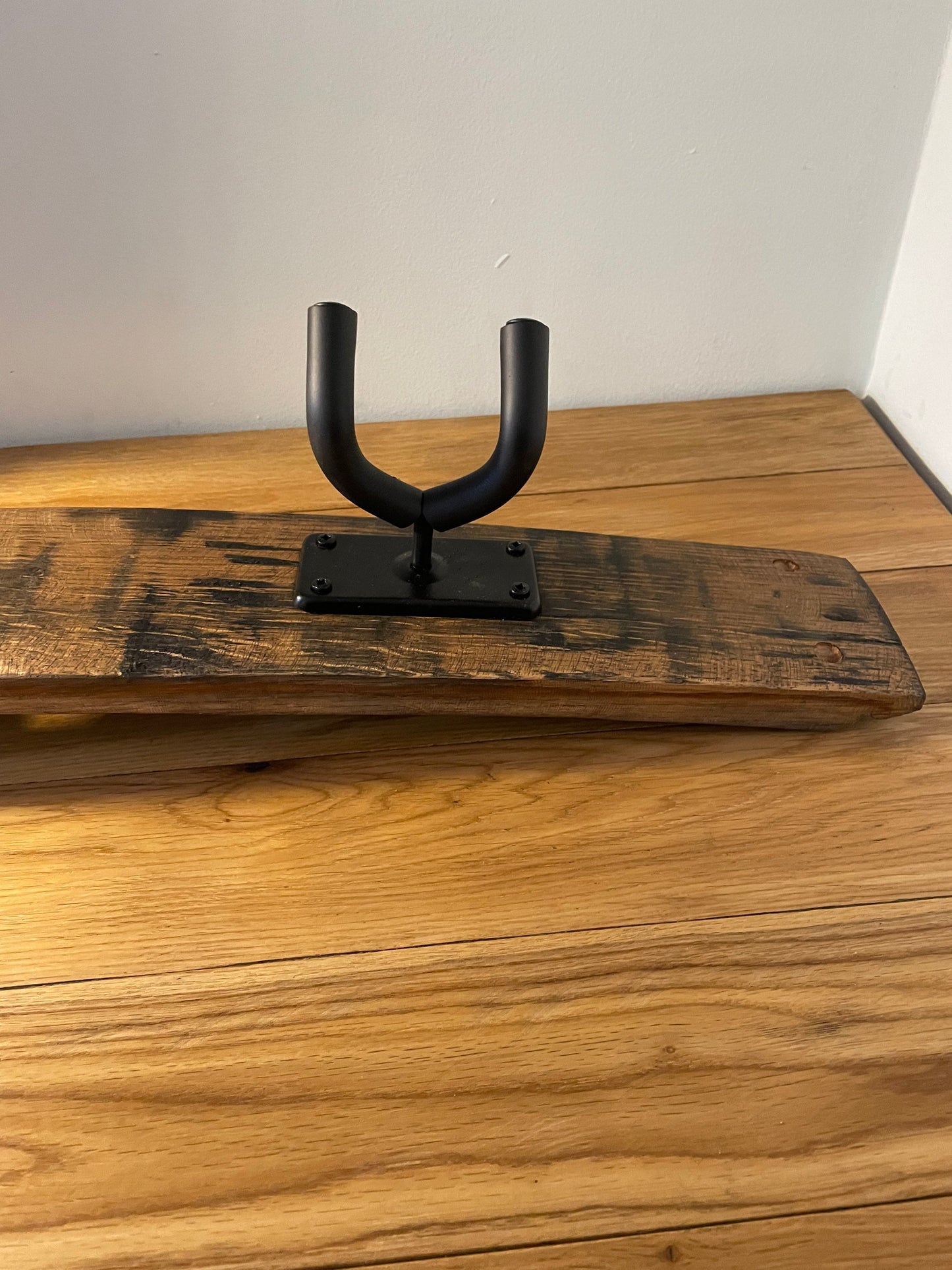 Whisky barrel stave Guitar hanger / paddle hanger