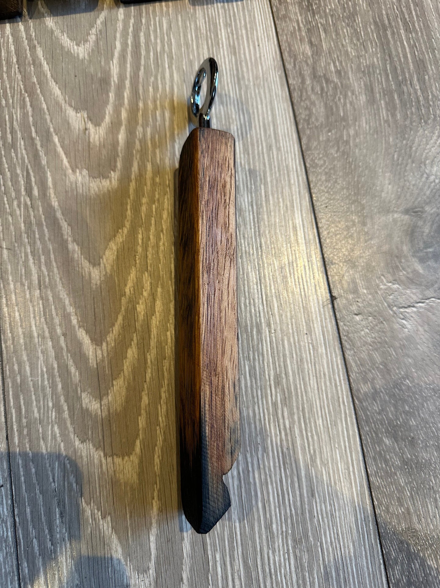 Whisky barrel stave bottle opener