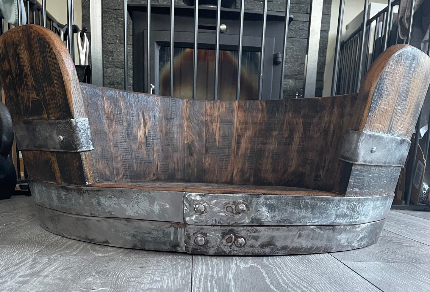 whisky barrel Dog bed /pet bed